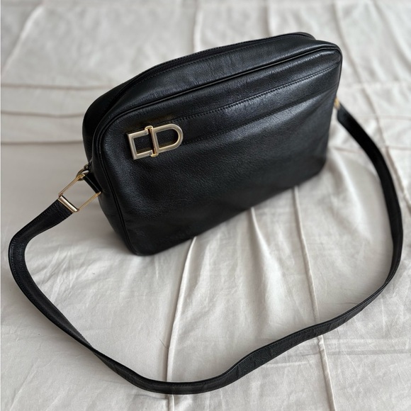 Dior Handbags - Black Leather Crossbody Bag